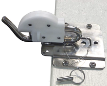 Dinghy davit systems and dinghy davits for inflatable boat davit